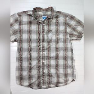 Columbia Short Sleeves Quick Dry OmniWick Button Down Shirt